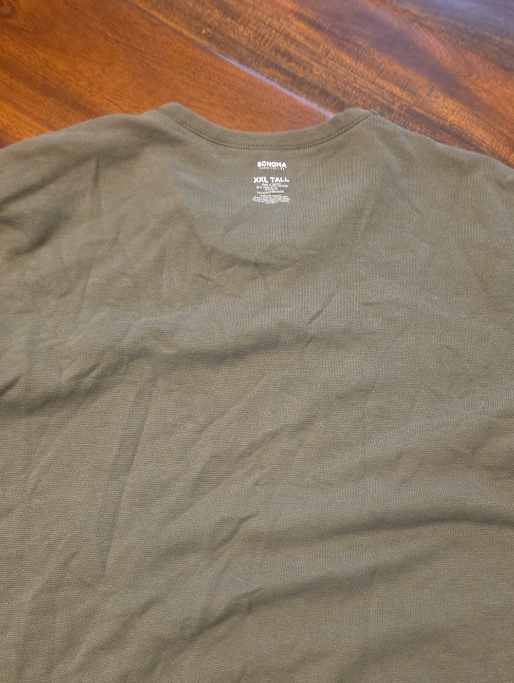 Sonoma Men's Crew Neck T-Shirt in Olive
